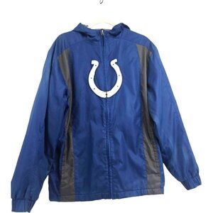 NFL Team Apparel Indianapolis Colts Football Insulated Men's Jacket Size M